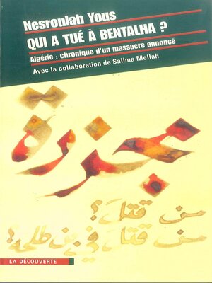 cover image of Qui a tué à Bentalha ?